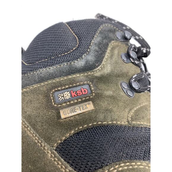 Karrimor KSB Hiking Boots Mens Size 13 Gore Tex Walking Green Black Vibram Shoe - Picture 7 of 10